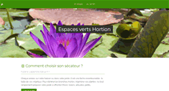 Desktop Screenshot of espaces-verts-hortion.fr