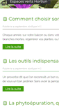 Mobile Screenshot of espaces-verts-hortion.fr