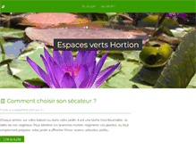Tablet Screenshot of espaces-verts-hortion.fr